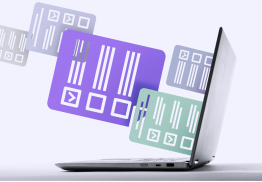 laptop met vragenlijsten