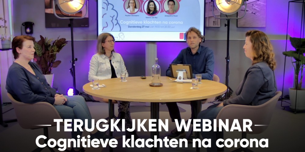 Terugkijken webinar Cognitieve klachten na corona