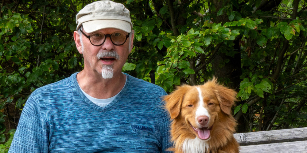 Rob met hond