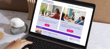 laptop met de website open
